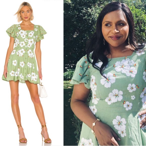 All Things Mochi Kay Dress in Green - Picture 10 of 11